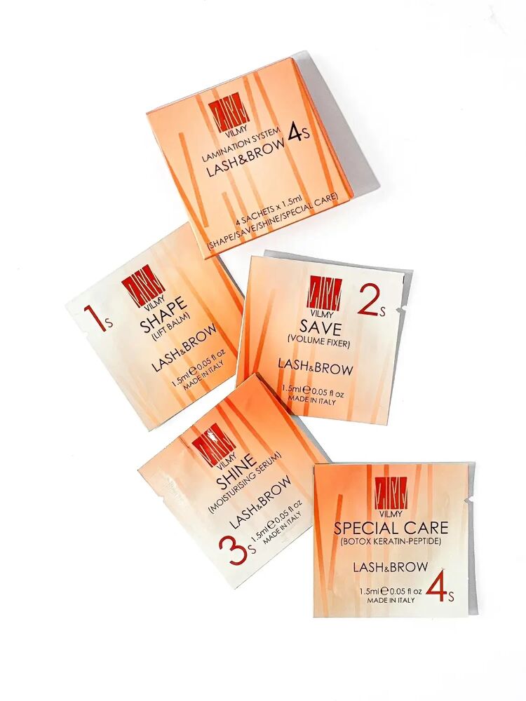 Набір складників саше Lamination System 4S (1,5ml*4шт) Vilmy Набір складників саше Lamination System 4S (1,5ml*4шт) Vilmy