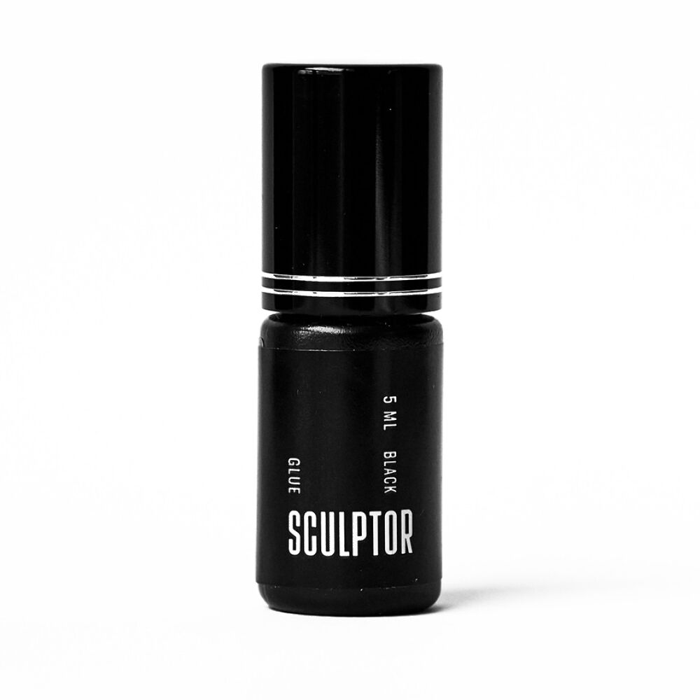 Клей "BLACK" Sculptor Lash Обʼєм 5 мл, час зчеплення 0,5-1 сек. Клей "BLACK" Sculptor Lash Обʼєм 5 мл, час зчеплення 0,5-1 сек.