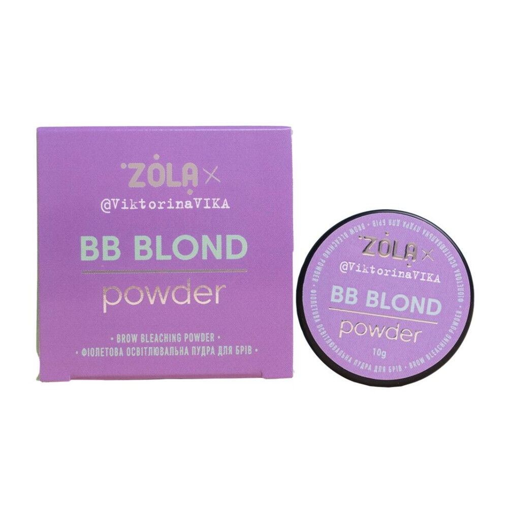 ZOLA Viktorina Vika Пудра освітлювальна фіолетова для брів BB Powder 10 g. ZOLA Viktorina Vika Пудра освітлювальна фіолетова для брів BB Powder 10 g.