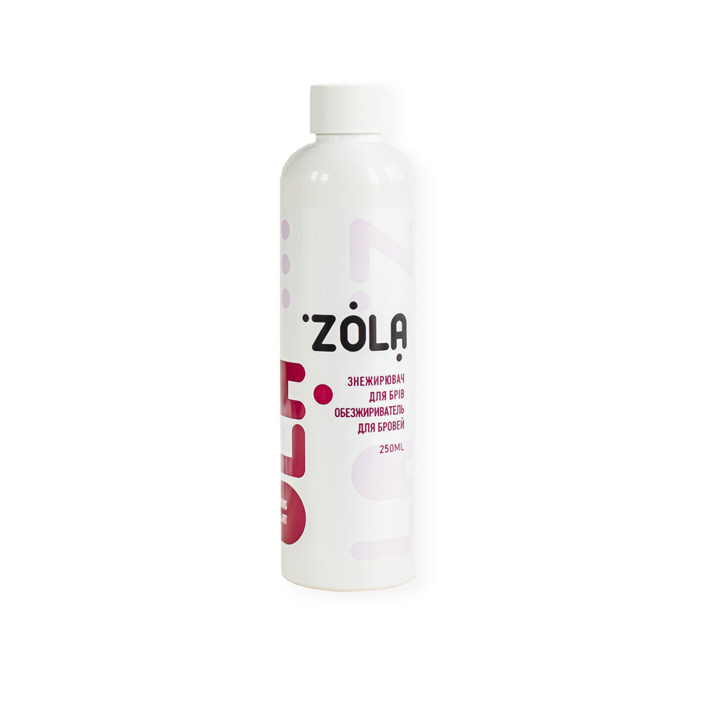 ZOLA Знежирювач для брів 250 мл ZOLA Degreaser for eyebrows of 250 ml ZOLA Знежирювач для брів 250 мл ZOLA Degreaser for eyebrows of 250 ml