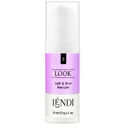 Склад для ламінування №3 "Lash & Brow New Look", 10 мл, в дозаторі, Lendi Склад для ламінування №3 "Lash & Brow New Look", 10 мл, в дозаторі, Lendi