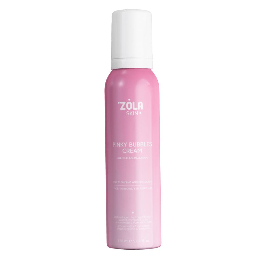 Крем-пінка для вмивання Pinky Bubbles Cream ZOLA SKIN Крем-пінка для вмивання Pinky Bubbles Cream ZOLA SKIN