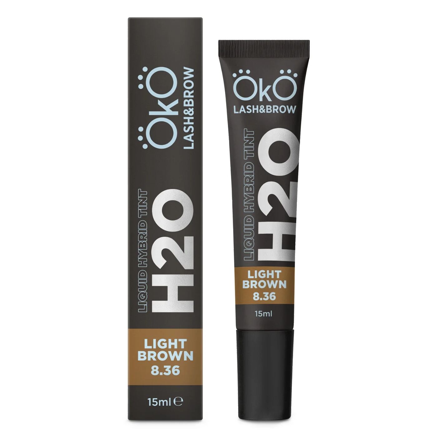 Фарба для брів та вій OKO Liquid Hybrid Tint H20,OKO Фарба для брів та вій OKO Liquid Hybrid Tint H20,OKO