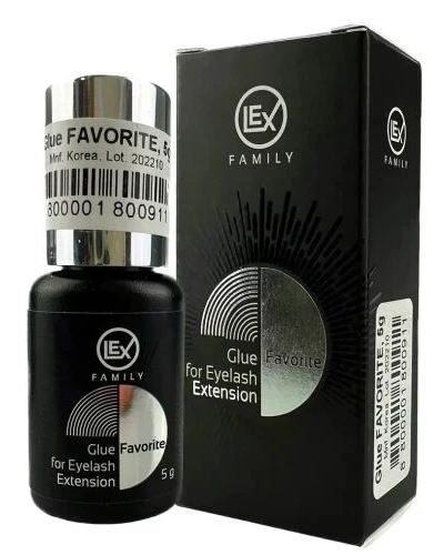 Клей для нарощування вій FAVORITE (0,5 сек) Lex