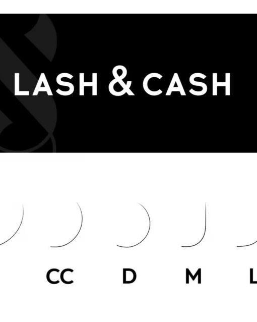 LASH&CASH, вії чорні, MIX 28 ліній