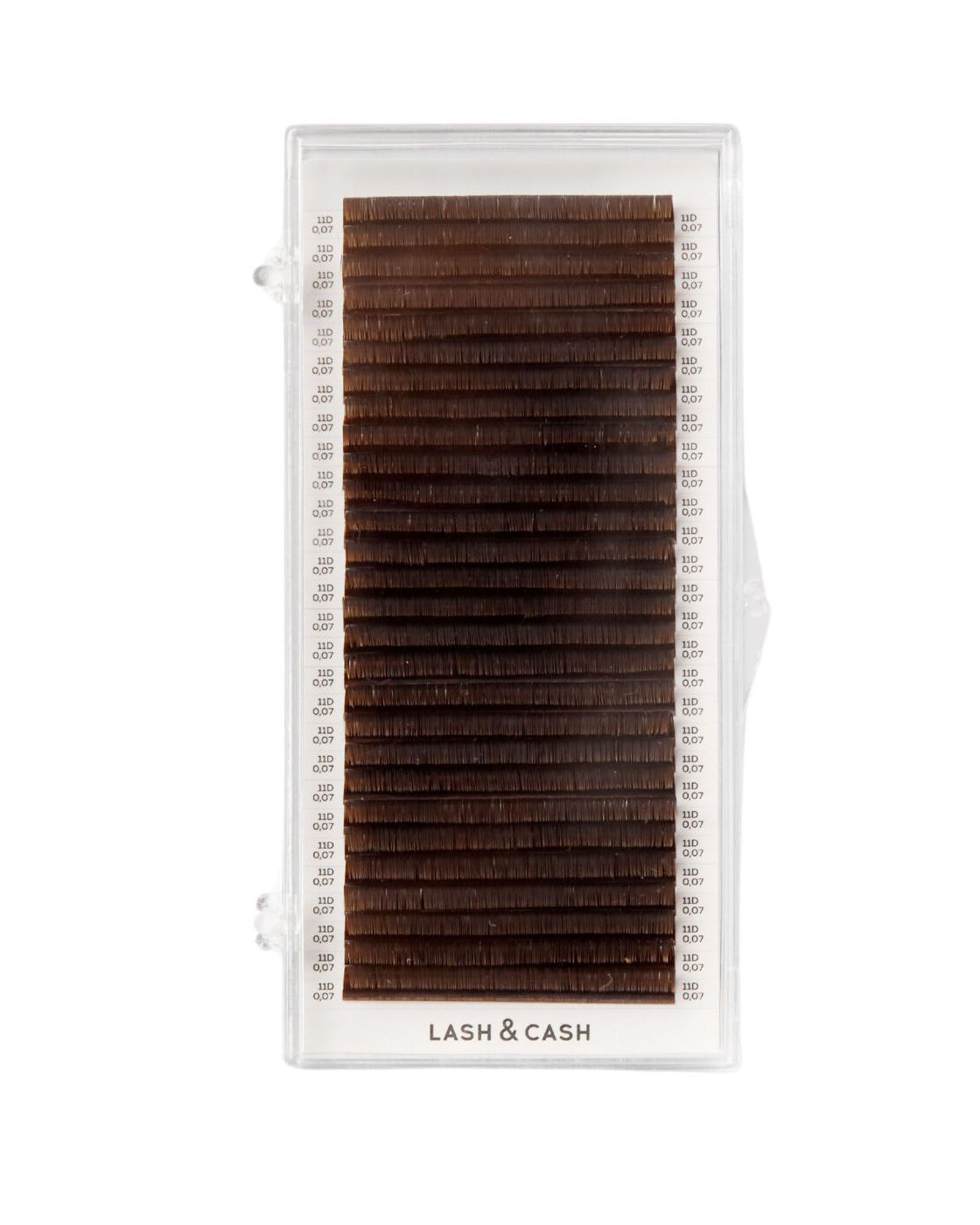 LASH&CASH, вії коричн. DARK CHOCOLATE, MIX 28 ліній