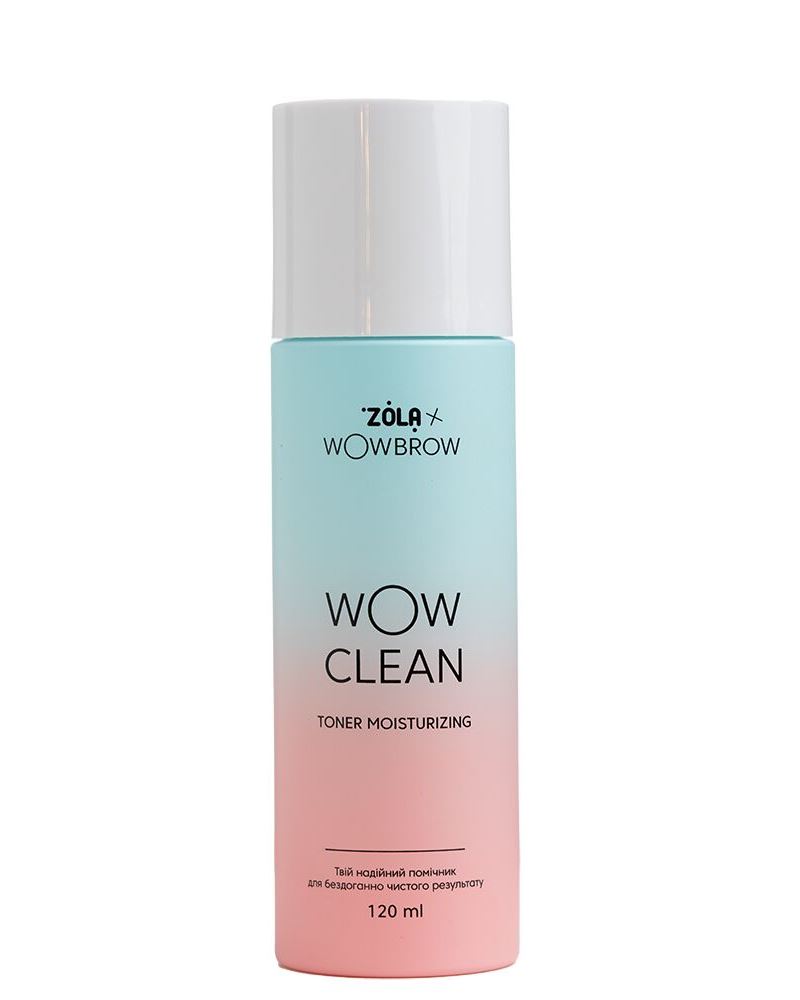 Професійний очищуючий тонер для очей WOW CLEAN. ZOLA х WOW BROW