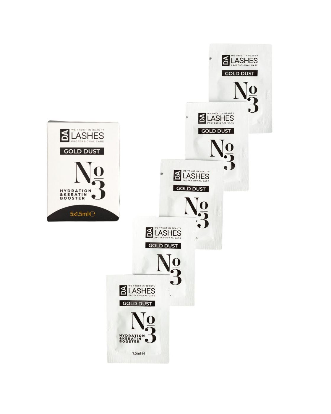 Складники для ламінування вій GOLD DUST SATCHETS (1,5 ml) саше