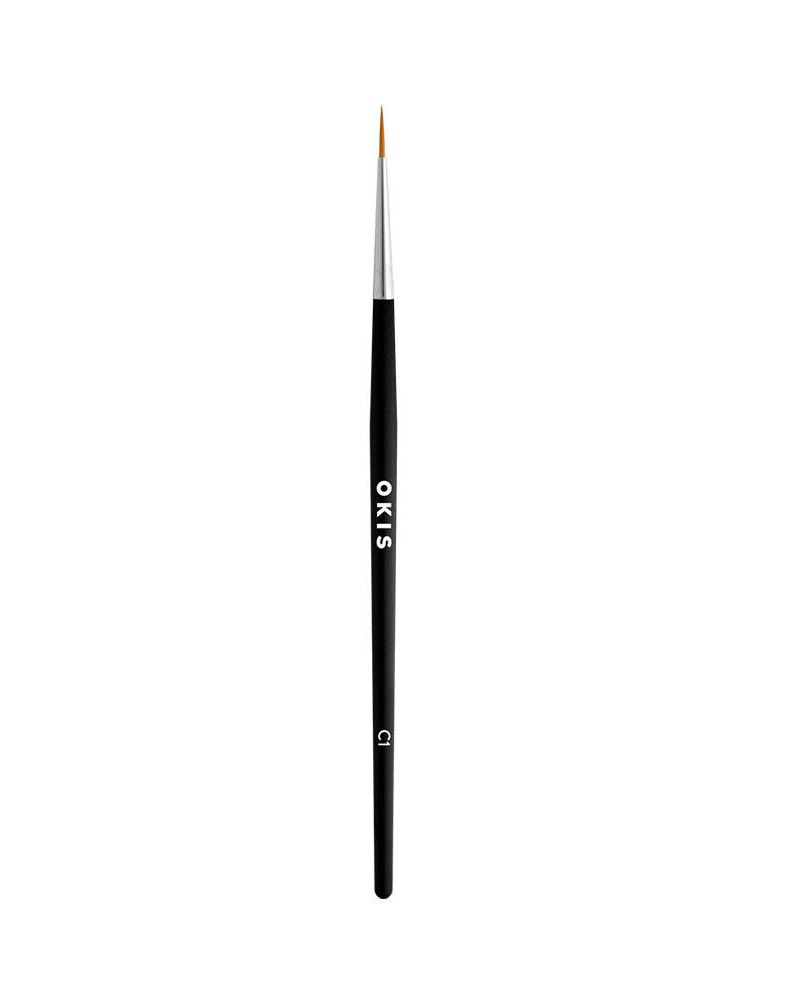 Пензель для фарби C1 black з нейлону OKIS BROW