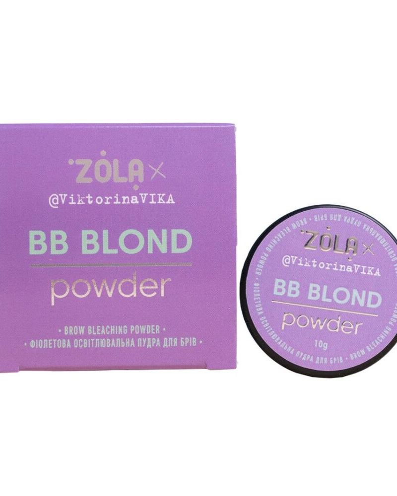 ZOLA Viktorina Vika Пудра освітлювальна фіолетова для брів BB Powder 10 g.