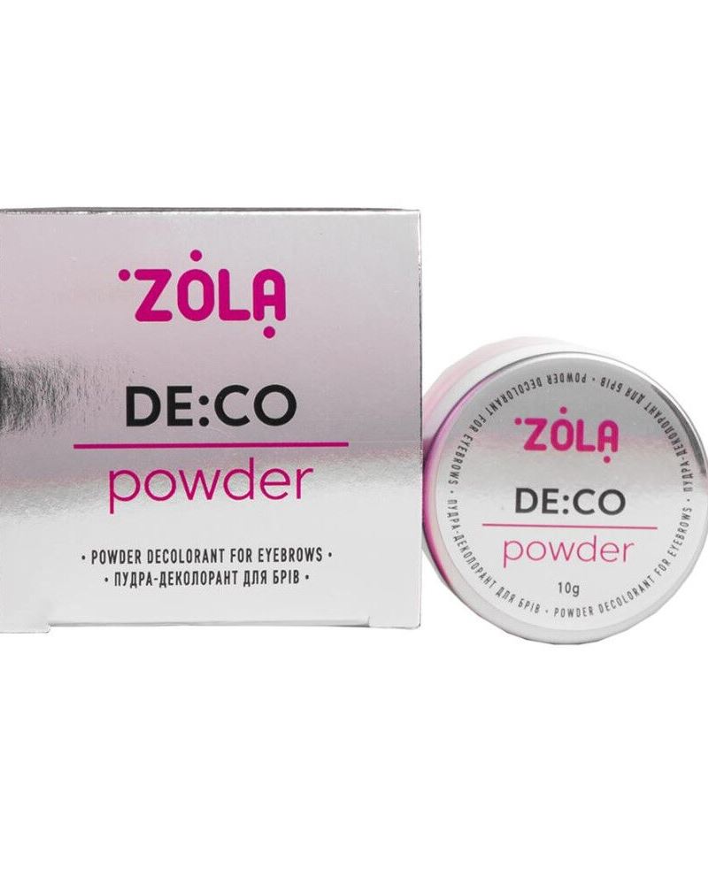 ZOLA Пудра-деколорант для брів DE:CO Powder 10 g.