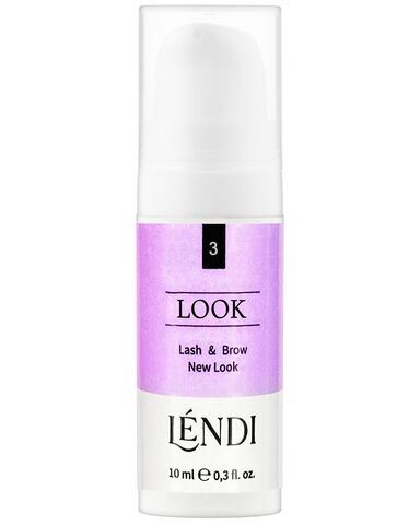 Склад для ламінування №3 "Lash & Brow New Look", 10 мл, в дозаторі, Lendi
