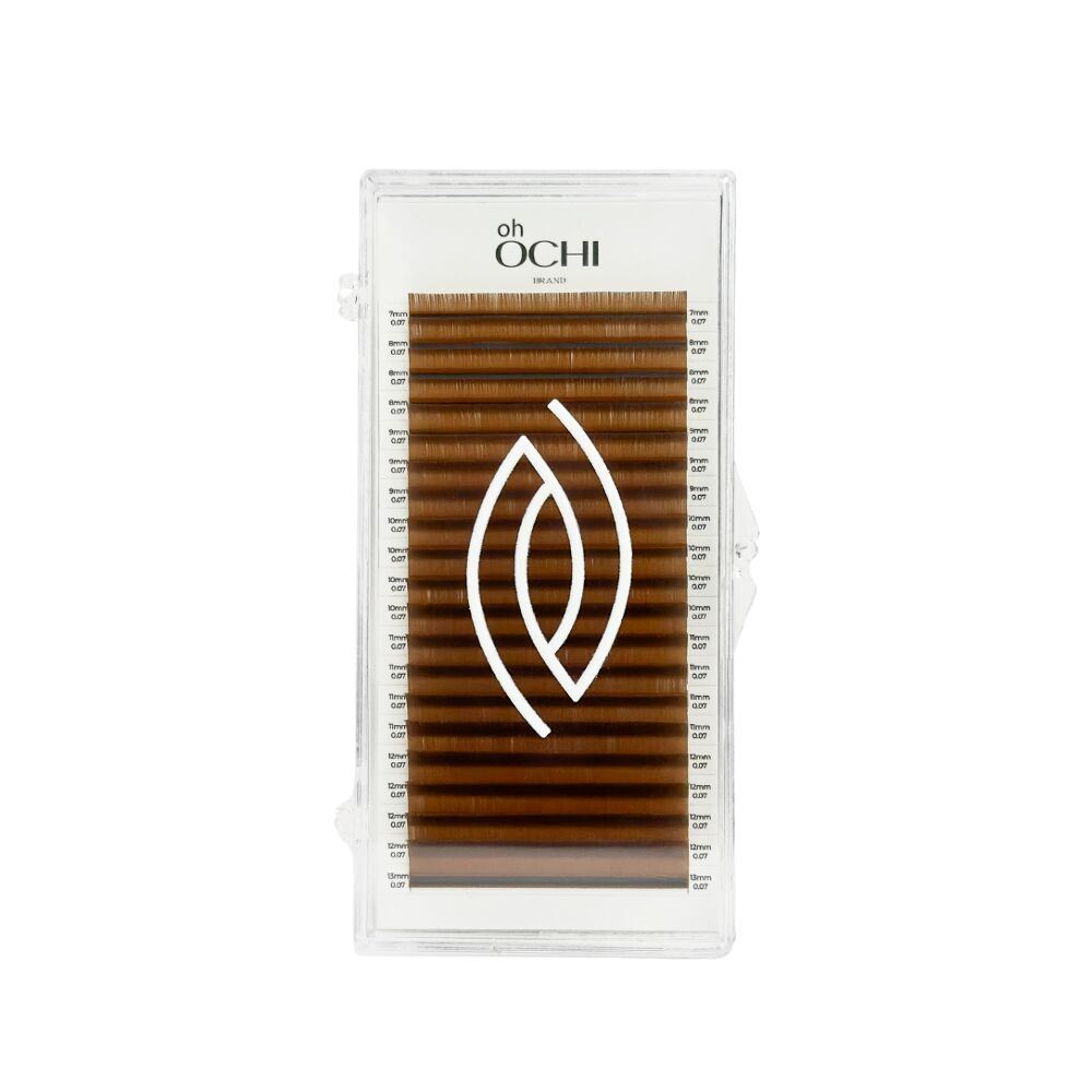 Вії світло коричневі Honey Brown, Oh OCHI, 20 ліній