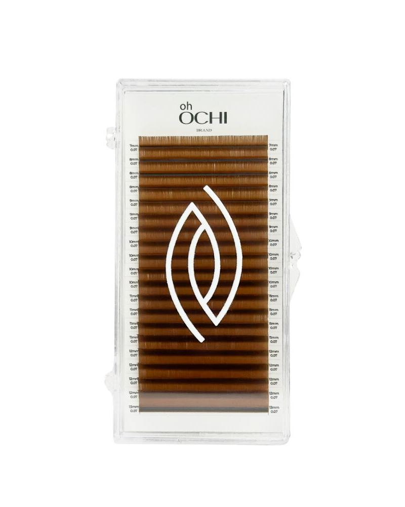 Вії світло коричневі Honey Brown, Oh OCHI, 20 ліній