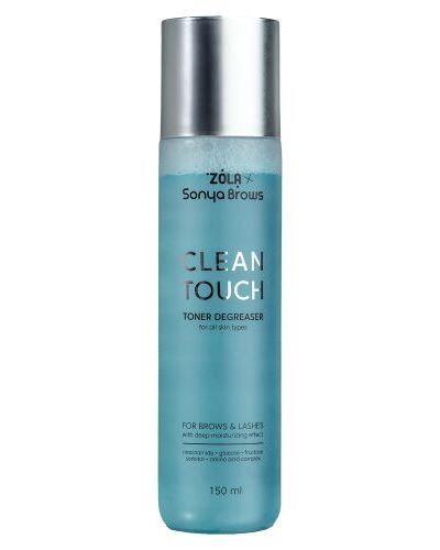Тонер-знежирювач для брів та вій Clean Touch ZOLA Sonya Brows