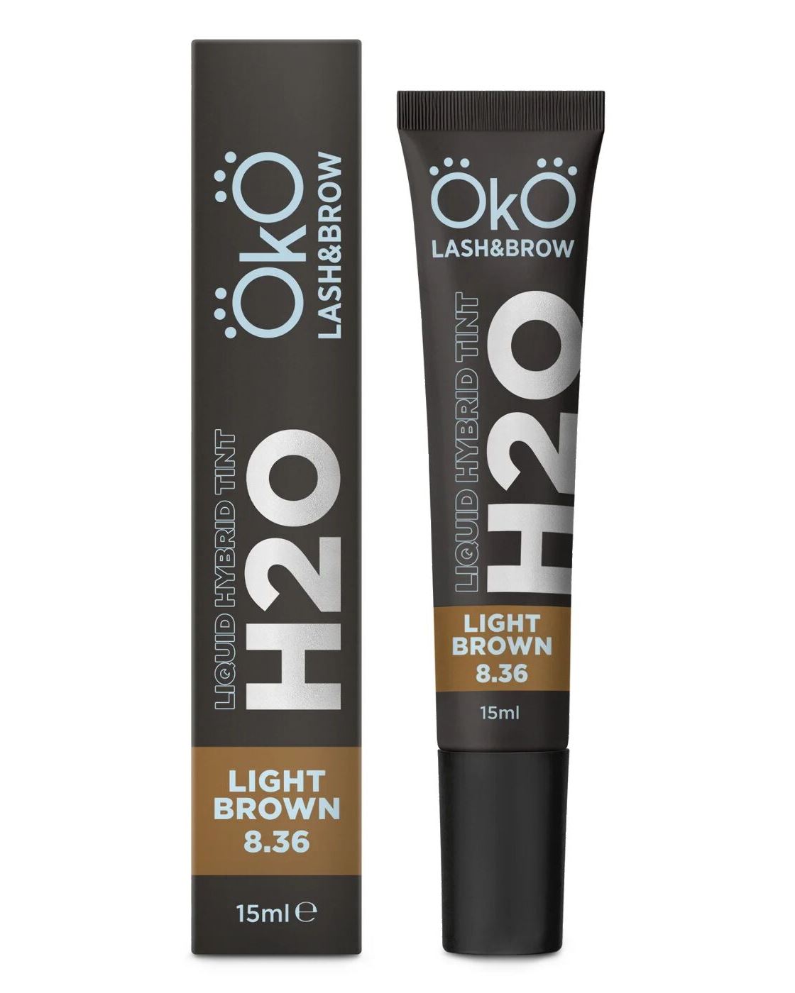 Фарба для брів та вій OKO Liquid Hybrid Tint H20,OKO