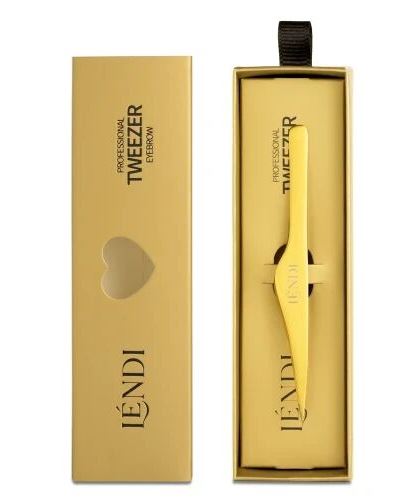 ПІНЦЕТ ДЛЯ БРІВ ТОЧКОВИЙ,LENDI